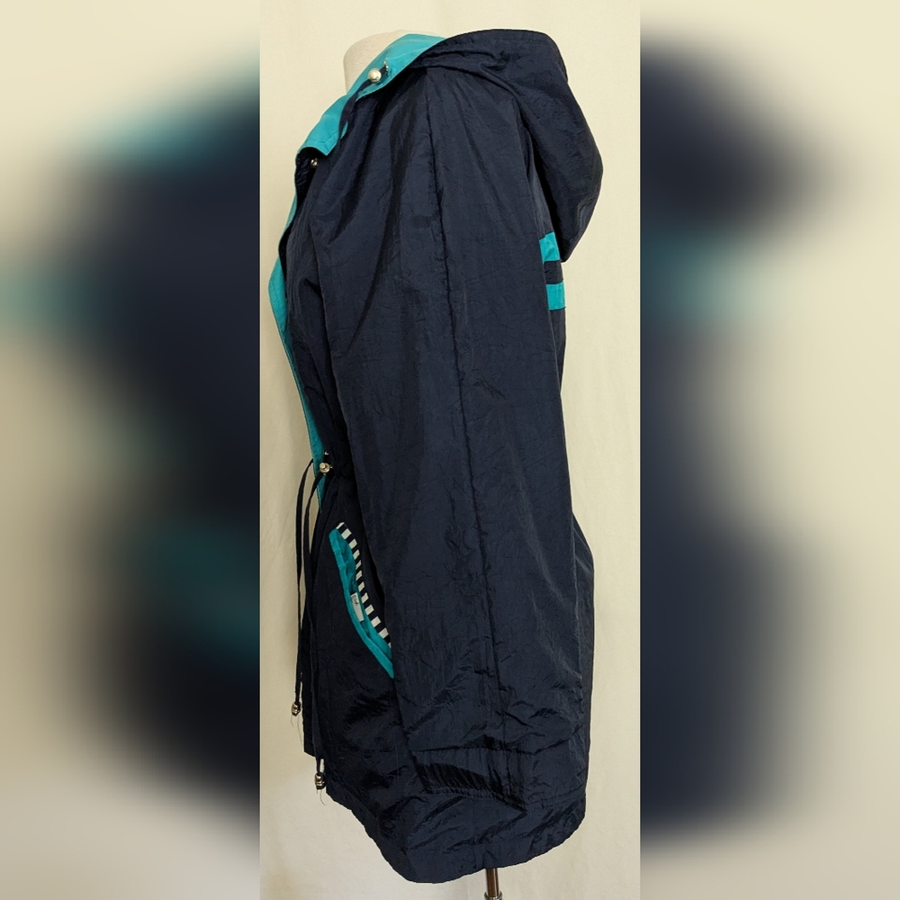 90s Retro Basic Editions Reversible Windbreaker J… - image 8